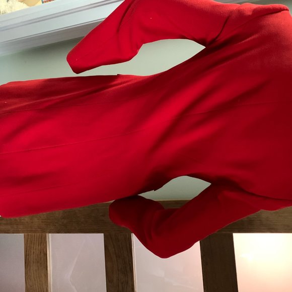 Femme Carrier 3/4 red summer wool blazer/jacket - Picture 5 of 6